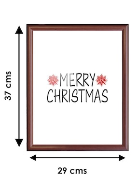 Cuadro decorativo Pixelarte navidad
