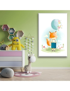Cuadro decorativo Industria Grafica Ciento 23 Fox kid