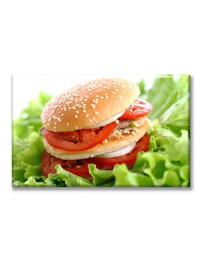 Cuadro decorativo Industria Grafica Ciento 23 Hamburguesa doble
