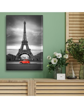 Cuadro decorativo Industria Grafica Ciento 23 Coche en parís