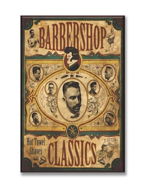 Cuadro Decorativo Industria Gráfica Ciento 23 Barbería