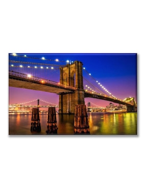 Cuadro decorativo Industria Grafica Ciento 23 Brooklyn al atardecer