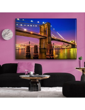 Cuadro decorativo Industria Grafica Ciento 23 Brooklyn al atardecer