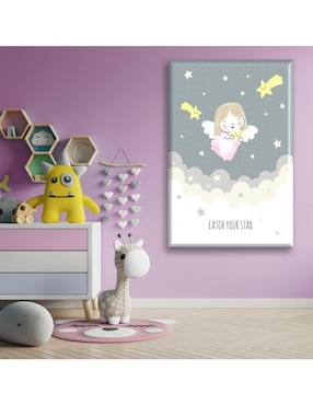Cuadro decorativo Industria Grafica Ciento 23 Niña star
