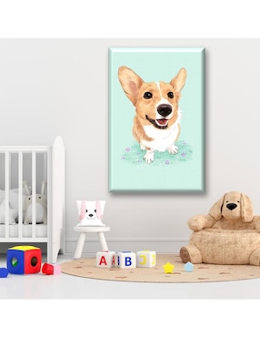 Cuadro decorativo Industria Grafica Ciento 23 Corgi