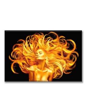 Cuadro decorativo Industria Grafica Ciento 23 Cabello brillante