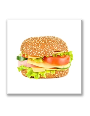 Cuadro Decorativo Industria Gráfica Ciento 23 Cheeseburger