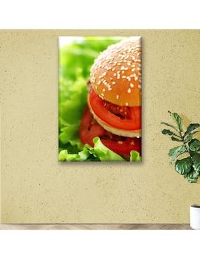 Cuadro decorativo Industria Grafica Ciento 23 Media hamburguesa