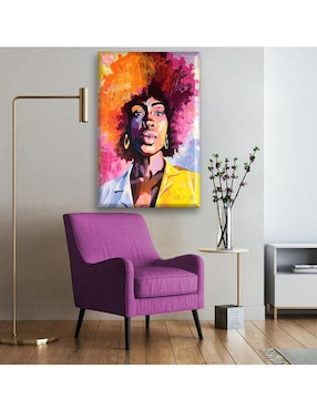 Cuadro decorativo Industria Grafica Ciento 23 Mujer manchas de pintura