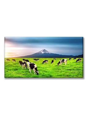 Cuadro Decorativo Industria Gráfica Ciento 23 Panorámica Vacas