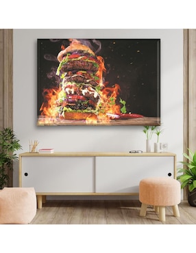 Cuadro decorativo Industria Grafica Ciento 23 Torre hamburguesa