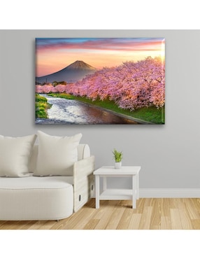 Cuadro decorativo Industria Grafica Ciento 23 Volcán cerezos