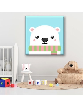 Cuadro decorativo Industria Grafica Ciento 23 Osito polar
