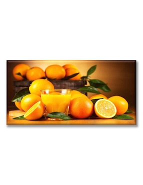 Cuadro Decorativo Industria Gráfica Ciento 23 Jugo Natural De Naranja