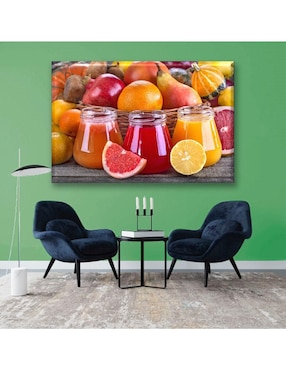 Cuadro decorativo Industria Grafica Ciento 23 Jugos naturales