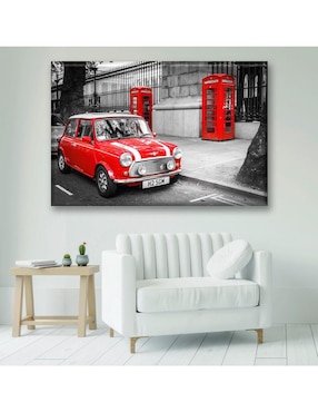 Cuadro decorativo Industria Grafica Ciento 23 Mini rojo