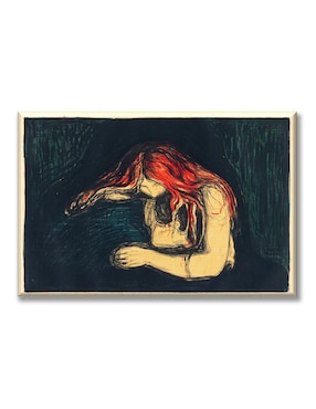 Cuadro Decorativo Industria Gráfica Ciento 23 El Vampiro II By Munch