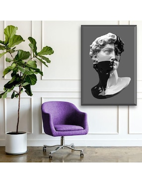 Cuadro decorativo Industria Grafica Ciento 23 Escultura bicolor