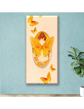 Cuadro decorativo Industria Grafica Ciento 23 Mujer alas de mariposa