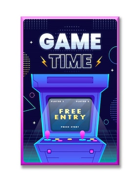 Cuadro decorativo Industria Grafica Ciento 23 Game time