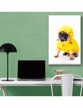 Cuadro decorativo Industria Grafica Ciento 23 Pug impermeable