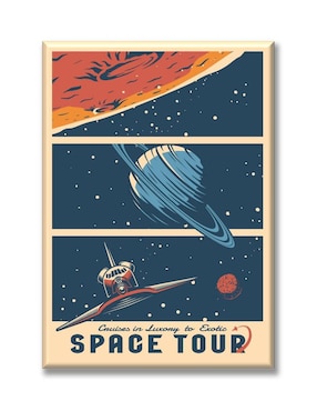 Cuadro Decorativo Industria Gráfica Ciento 23 Space Tour