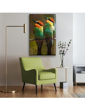 Cuadro decorativo Industria Grafica Ciento 23 Óleo pajaritos