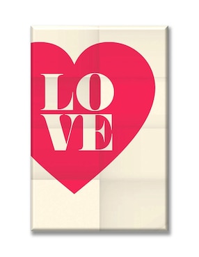 Cuadro Decorativo Industria Gráfica Ciento 23 Love Frase