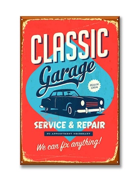 Cuadro decorativo Industria Grafica Ciento 23 Classic garage