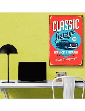 Cuadro decorativo Industria Grafica Ciento 23 Classic garage