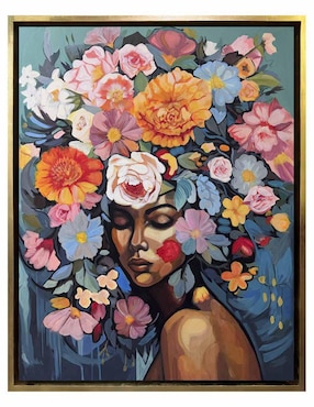 Pintura NATURAL BEAUTY técnica acrílico Lune Art Gallery Flores