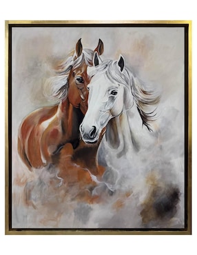 Pintura Almas Gemelas técnica acrílico Lune Art Gallery AnimalArt