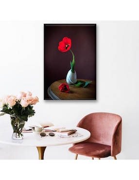 Cuadro decorativo Industria Grafica Ciento 23 Tulipan rojo