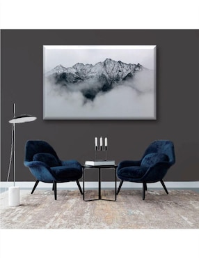 Cuadro decorativo Industria Grafica Ciento 23 Montaña con niebla