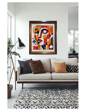 Pintura Masek técnica acrílico Lune Art Gallery Cubistas