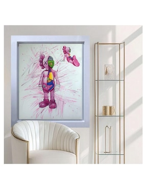Pintura Kwss Pink técnica acrílico Lune Art Gallery Milleniart