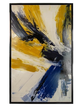 Cuadro decorativo Ecléctico Abstract yellow & blue