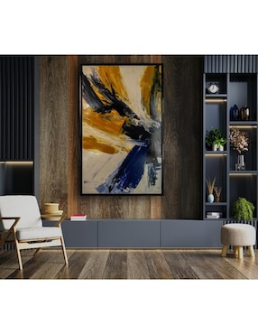 Cuadro decorativo Ecléctico Abstract yellow & blue
