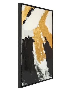 Cuadro decorativo Ecléctico Abstract golden & black