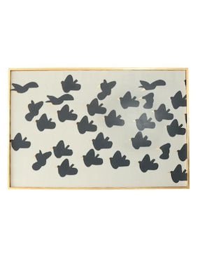 Cuadro decorativo Ecléctico Black birds