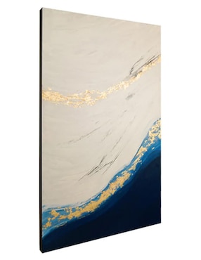 Cuadro decorativo Ecléctico Abstract azul hielo
