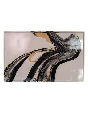 Cuadro decorativo Ecléctico Abstract black river
