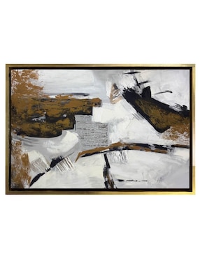 Pintura Velos de Ocres y Cenizas técnica acrílico Lune Art Gallery Ocres