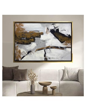 Pintura Velos de Ocres y Cenizas técnica acrílico Lune Art Gallery Ocres
