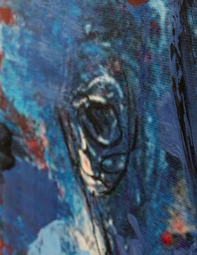Cuadro decorativo Ecléctico Abstract color elephant