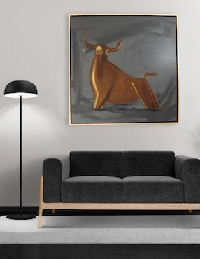 Cuadro decorativo Ecléctico Figurativo golden bull