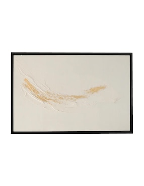Cuadro decorativo Ecléctico Abstracto white & gold