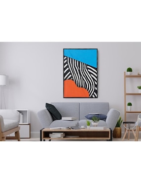 Cuadro decorativo Ecléctico Cebra pop