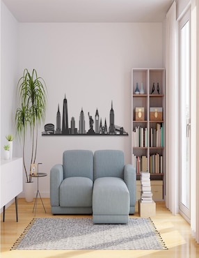 Pintura Geométrico Skyline New York negro PIGO técnica impresión Pigo Skyline