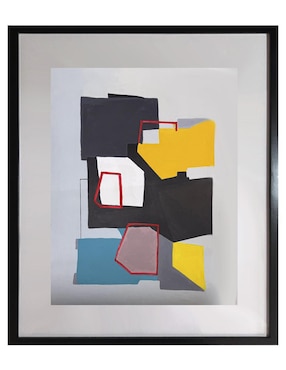 Pintura Blind técnica acrílico Lune Art Gallery Abstracto